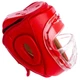Шлем для единоборств кожаный с прозрачной маской Everlast 1427 размер XL Red - изображение 2