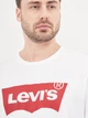 Футболка хлопковая длинная мужская Levi`s Standard Housemark Tee 17783-0140 XL Белая (5415211983571) - изображение 4