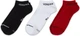 Баскетбольні шкарпетки (3 пари) Jordan Jumpman Dri-Fit No-Show 3PPK(SX5546-011) M Чорний/Білий/Червоний - зображення 3