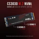 PNY XLR8 CS3030 1TB M.2 2280 NVMe PCIe 3.0 x4 3D NAND TLC (M280CS3030-1TB-RB) - зображення 4