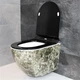 Унитаз DUSEL LEVITA MARBLE подвесной DWHT10201130MS с сиденьем Soft Close дюропласт - изображение 7