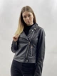 Куртка косуха из экокожи Miss Sissi 40 черная 230 - изображение 2