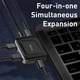 USB-хаб Baseus Type-C 4в1|4xUSB2.0, Micro USB Power Supply| - зображення 6