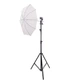 Набор студийного света с белым просветным зонтом и стойкой 200см Prolighting PLAS 101 translucent Kit-1 - изображение 6