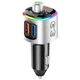 ФМ трансмиттер Aiver F58 Car MP3 Player Bluetooth v5.0 Quick Charge 3.0 Silver - изображение 4
