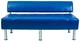 Диван Richman Офис Двойка 1550 x 680 x 750H см Со спинкой Rainbow Royal Blue Синий - изображение 2