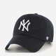 Czapka z daszkiem 47Brand Clean Up Ny Yankees B-RGW17GWS-BKD Czarna (53838491007) - obraz 1