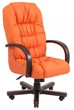 Офісне Крісло Керівника Richard Fly 2218 Wood М2 AnyFix Помаранчеве - зображення 1