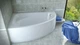 Ванна акрилова Besco CORNEA 140x80 ліва з панелькою та ніжками (WAC-140-NL) - зображення 3