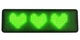 Светодиодный (LED) бейдж зеленый - изображение 1