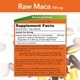 Бустер тестостерона NOW RAW Maca 750 mg 90 капсул (4384303530) - изображение 2