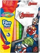 Фломастеры Colorino Avengers 12 цветов 12 шт (91482PTR) - изображение 1
