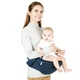 Хипсит, Эрго-хипсит, Рюкзак переноска AiMama 2 в 1 HIP SEAT BABY CARRIER синий - изображение 4