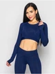 Костюм для фитнеса (рашгард и лосины) Go Fitness 90002-1 размер 42-44 - изображение 2
