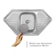 Кухонна мийка Imperial 9550-D Decor (IMP9550DDEC) - зображення 3