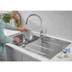 Набор Grohe мойка кухонная K400 31570SD0 + смеситель Concetto 32663001 - зображення 6