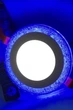 Світильник точковий LED Right Hausen Bubble 6W 4000K, білий, підсвітка 3W blue 23.24.02.0 - зображення 1