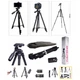 Штатив + пульт дистанційного керування для камери та телефону TRIPOD 3388, штатив тринога, підлоговий штатив, студійна стійка - зображення 4
