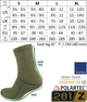 Шкарпетки тактичні флісові 6-in 281z Polartec Classic 200 Green Khaki L - зображення 3