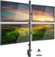 Настільне кріплення для чотирьох моніторів ITech Black (MBS-22F) - зображення 7