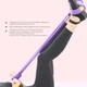 Тренажер для фитнеса и аэробики с эспандерами Body Trimmer Pull Reducer (фиолетовый) - изображение 8