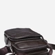 Сумка кросс-боди мужская кожаная Laras K103657 Коричневая (ROZ6206113709) - изображение 6