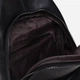 Сумка слинг через плечо мужская из натуральной кожи Laras K101037 Black (ROZ6300004234) - изображение 11