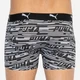 Набір трусів-боксерів чоловічих бавовняних Puma Logo Aop Boxer 2P 501003001200 2 шт S Сірі з білим та чорним (8718824805405) - зображення 3