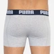 Набір трусів-боксерів чоловічих бавовняних Puma Statement Boxer 2P 501006001010 2 шт S Сині з сірим (8718824805689) - зображення 3