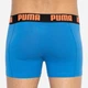 Набір трусів-боксерів чоловічих бавовняних Puma Statement Boxer 2P 501006001030 2 шт L Чорні з синім (8718824805788) - зображення 3