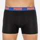Набір трусів-боксерів чоловічих Puma Basic Boxer 2P 521015001004 2 шт XL Чорні з синім (8718824806785) - зображення 4