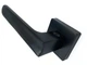 Дверна ручка на розетах для міжкімнатних дверей Vortex AS-16 Black(matte) WC - зображення 3
