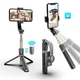Стедикам стабилизатор для телефона Gimbal Stabilizer L08 трехосевой складной штатив тренога для экшн-камеры с Bluetooth подключением и пультом ДУ, Черный (5676457) - зображення 1