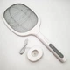 Електрична акумуляторна мухобойка ракетка знищувач комах мух комарів UKC Electric Mosquito Swatter білий - зображення 2