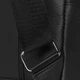 Сумка-слинг мужская кожаная Laras K10318-black Черная (ROZ6400008852) - изображение 7