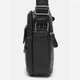 Сумка кросс-боди мужская кожаная Laras K101812-black Черная (ROZ6400018217) - изображение 4