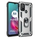 Протиударний чохол з підставкою Deexe Armor Case для Motorola Moto G10 / Moto G20 / Moto G30 - Silver - зображення 2