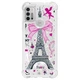 Силіконовий (TPU) чохол Deexe Fashion Glitter для Motorola Moto G10 / Moto G20 / Moto G30 - Tower - зображення 3
