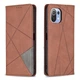 Чехол UniCase Geometric Pattern для Xiaomi Mi 11 Lite / 11 Lite NE - Coffee - изображение 2