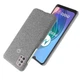 Захисний чохол KSQ Cloth Style для Motorola Moto G10 / Moto G20 / Moto G30 - Light Grey - зображення 2