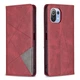 Чехол-книжка с кармашками UniCase Geometric Pattern для Xiaomi Mi 11 Lite / 11 Lite NE - Red - изображение 2