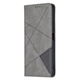 Чехол-книжка с кармашками UniCase Geometric Pattern для Xiaomi Mi 11 Lite / 11 Lite NE - Grey - изображение 3