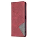 Чехол-книжка с кармашками UniCase Geometric Pattern для Xiaomi Mi 11 Lite / 11 Lite NE - Red - изображение 3