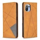 Чехол UniCase Geometric Pattern для Xiaomi Mi 11 Lite / 11 Lite NE - Brown - изображение 2
