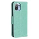 Чехол-книжка с рисунком UniCase Butterfly Pattern для Xiaomi Mi 11 Lite / 11 Lite NE - Green - изображение 4