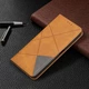 Чехол UniCase Geometric Pattern для Xiaomi Mi 11 Lite / 11 Lite NE - Brown - изображение 5
