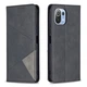 Чехол-книжка с кармашками UniCase Geometric Pattern для Xiaomi Mi 11 Lite / 11 Lite NE - Black - изображение 2