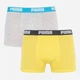Набір трусів-боксерів чоловічих бавовняних Puma Basic Boxer 2P 521015001006 2 шт XL Сіро-жовті (8718824806884) - зображення 2