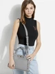 Сумка женская Guess Uptown chic turn-Lock 103 Черно-белая (H2000029613432) - изображение 3