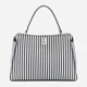Сумка женская Guess Uptown chic turn-Lock 103 Черно-белая (H2000029613432) - изображение 4